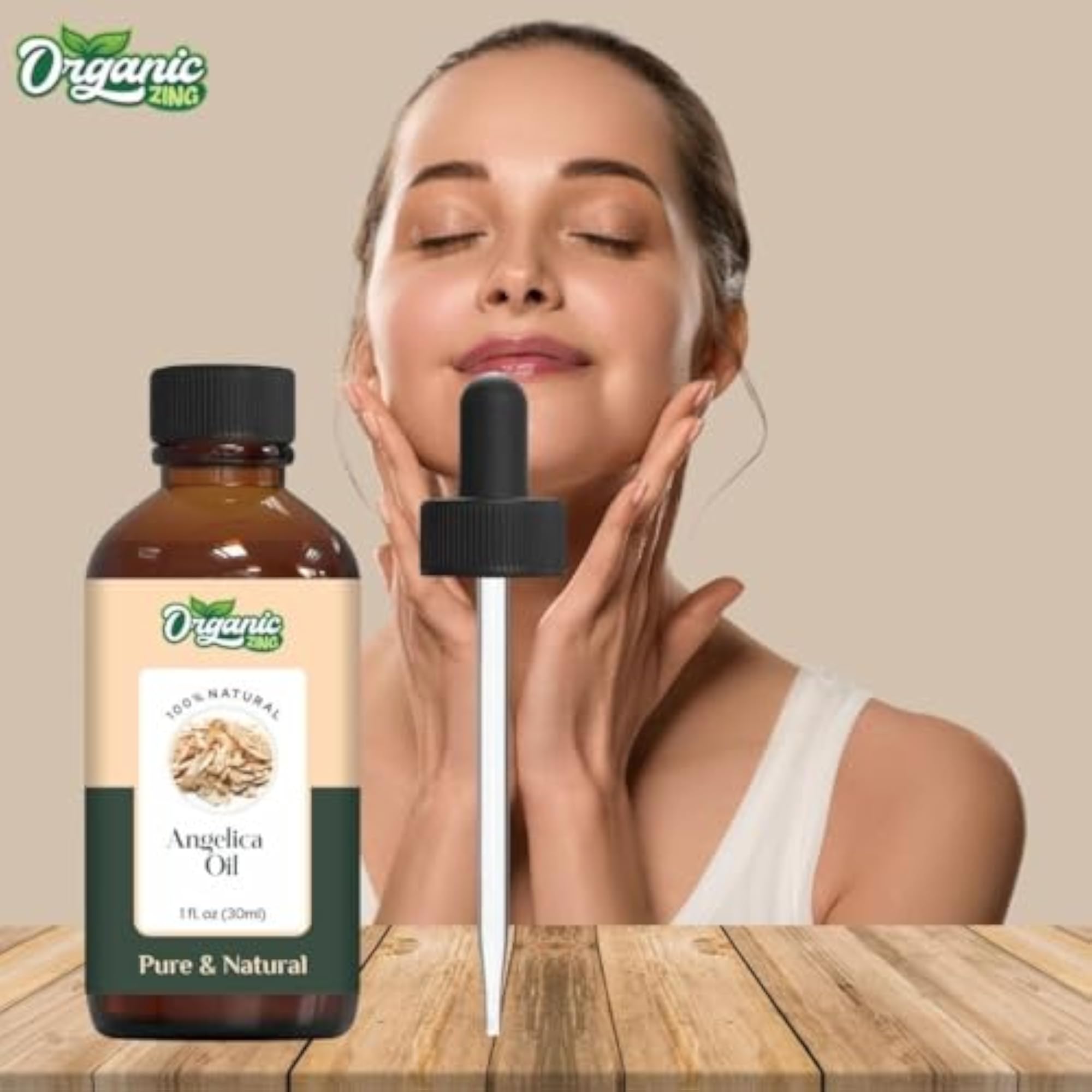 Organic Zing Angelica Essential Oil - 30ml, Natural Skincare